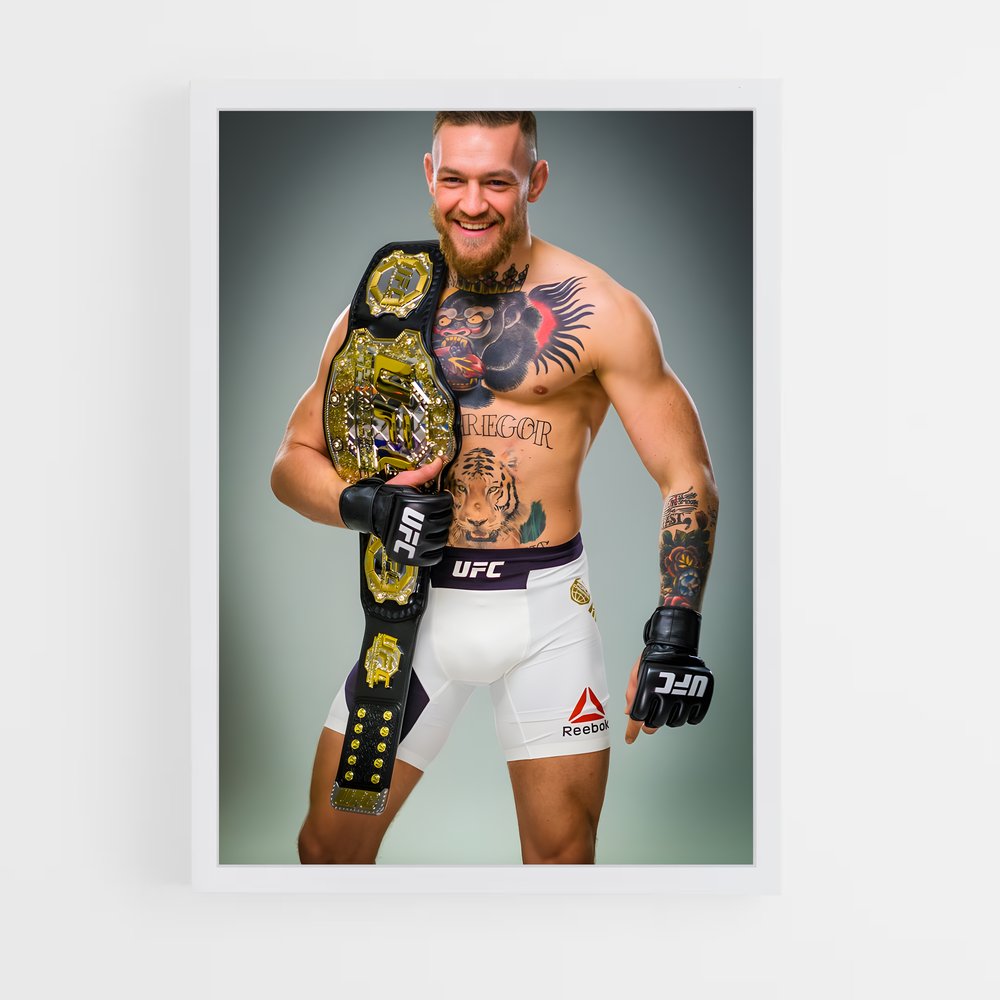 Poster Champion des Arts Martiaux – affiche MMA (vue 3)